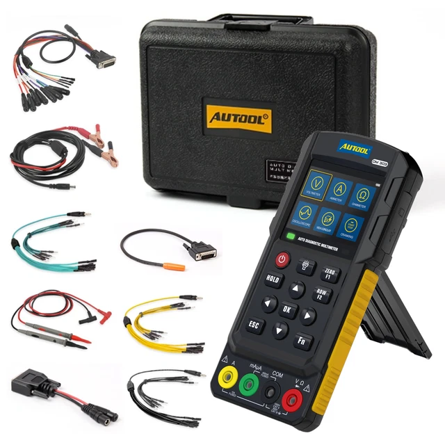 Akozon Oszilloskop-Sonden-Set HT307A – 5 Sonden + 20 Ersatzspitzen Für Kfz- & PCB-Diagnose