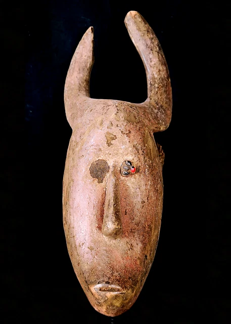 Old Tribal kwele Antelope  Mask    --- Gabon