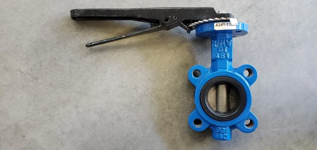 FNW 732E 2" Butterfly Valve, SS316 Stem, Ductile Iron Body, EPDM, Locking Handle