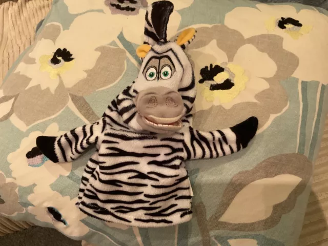 Madagascar Marty zebra finger puppet soft toy