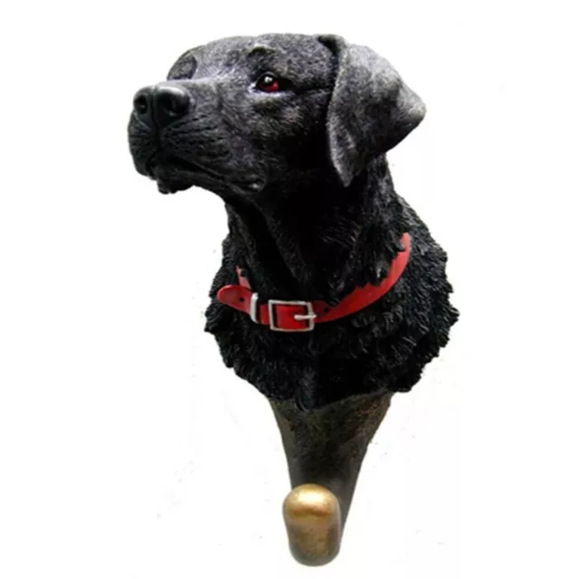 Unique NATURE'S WINDOW Black Lab Labrador Retriever Dog Leash Wall Hook Hunting 