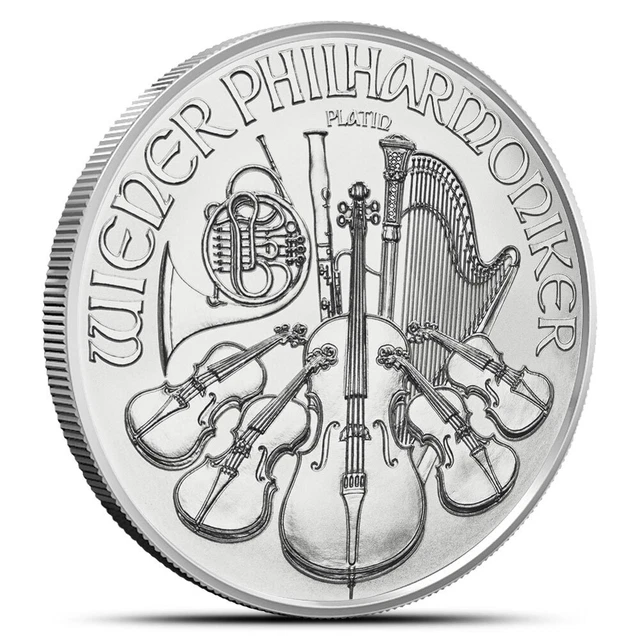 2024 1 oz Austrian Platinum Philharmonic Coin (BU)