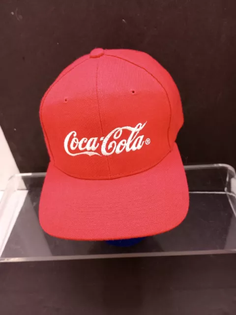Vtg Korea coca cola trucker hat  snapback, Wool Blend NWOT, Estate Sale