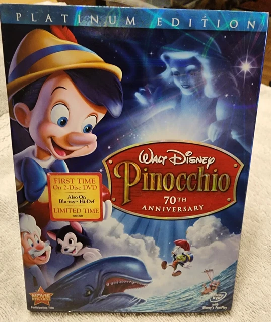 Walt Disney's Pinocchio 70th Anniversary Platinum Edition DVD Set