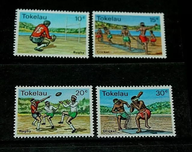 Tokelau Islands 1979 Local Sports Issues In  Set Of 4   Fine M/N/H