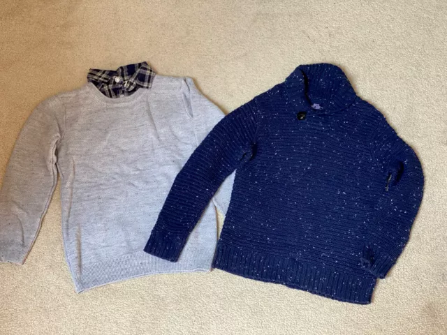 Boys Jumpers Age 5 Years Next Matalan Blue Grey