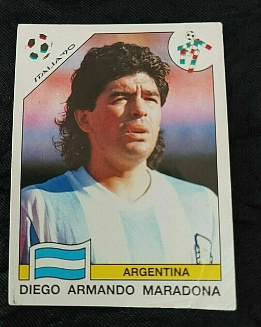 MINT RARE! Diego MARADONA #128 - ITALIA 90 sticker vignette PANINI 1990