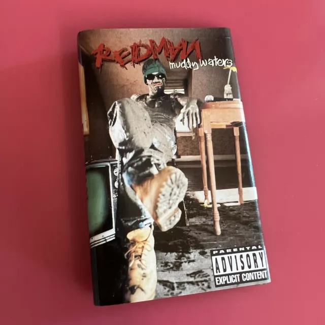 Redman ‎– Muddy Waters Cassette1996 US Def Jam Records Hip Hop 90s Rap Wu Tang x
