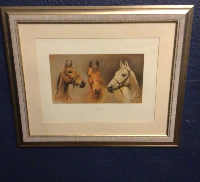 Susan L Crawford Large Signed & Framed Print -We Three Kings-