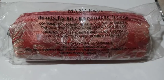 Mary Kay BEAUTY FIX KIT Travel Set Case Tweezers Brushes Mirror Mary Kay BEAUTY FIX KIT Travel Set Case Tweezers Brushes Mirror