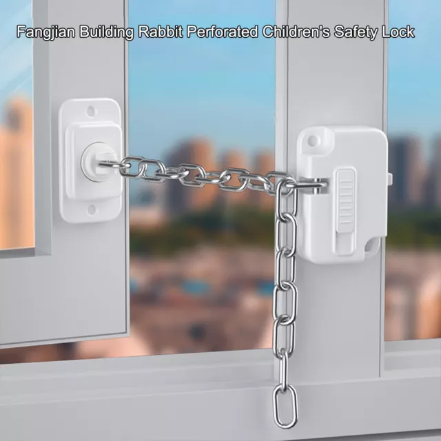 LF# Window Locks Self Adhesive Window Safety Locks No Drilling for Child Pets Sa