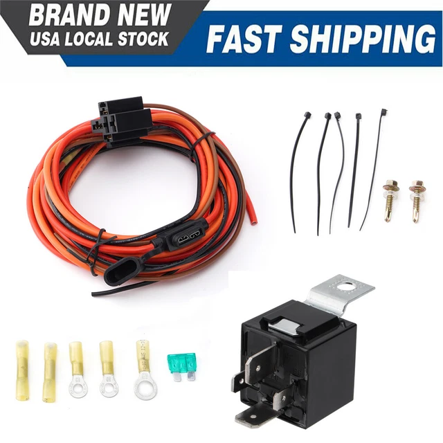 ELECTRIC FUEL PUMP Relay Kit Fuel Pump Wire Harness Kit For 12V System