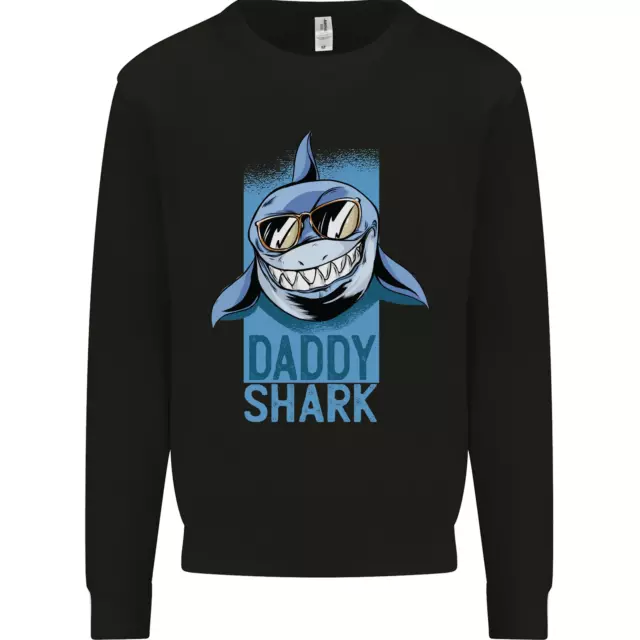 Daddy Shark Funny Father's Day Mens Sweatshirt Jumper