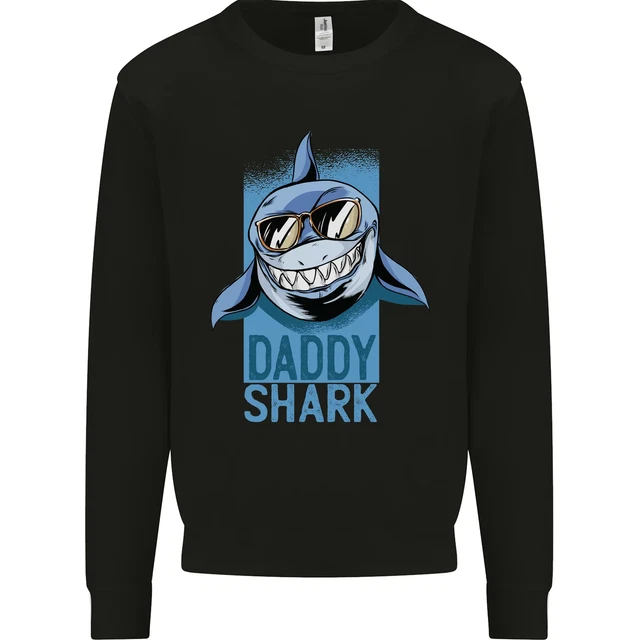 Daddy Shark Funny Father's Day Mens Sweatshirt Jumper