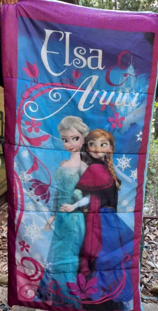 Saco de dormir Anna and Elsa Disney Frozen Kids 28""x56"" (cremallera)