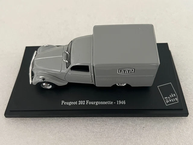 ATLAS UNIVERSAL HOBBIES NOREV Peugeot 202 Fourgonnette PTT Poste 1946 1/43
