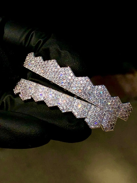 Grillz Per Dente Singolo In Argento Placcato In Oro 14K - Foto 6