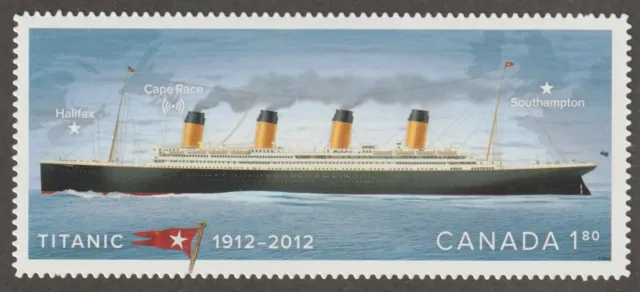 Canada 2012 #2538i Titanic - Unused die cut