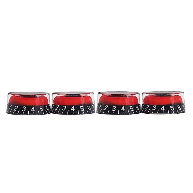 Boutons De Cadran De Vitesse De Guitare 4 Pièces Pour Pièces De Guitare
