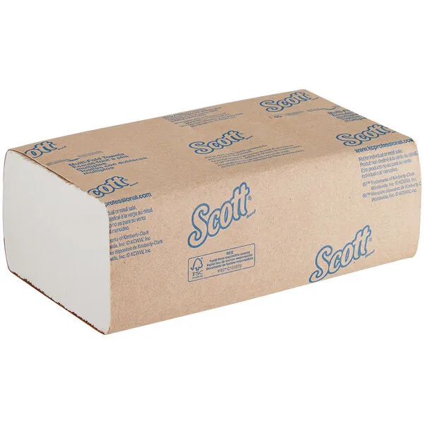 Scott Paper Towel M-Fold 9.4" x 9" 1 Pack 250 Towels/ Pack, 60% Recycled, NEW