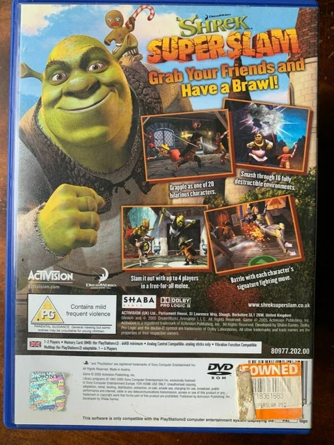 Jeu Shrek Super Slam Complet Pour PlayStation 2 (PS2) - Version Française - TB état
