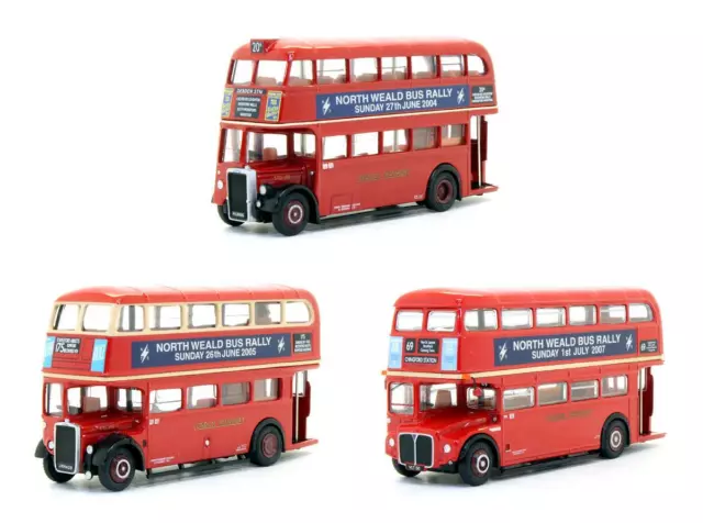 Efe 1:76 Scale 11113A/E31501A/20203A Lot Of 3 Assorted North Weald Buses