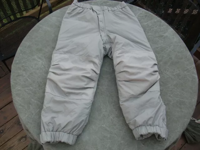 GEN III PRIMALOFT LEVEL 7 Cold Weather Pants (Size Large Regular) - Excellent