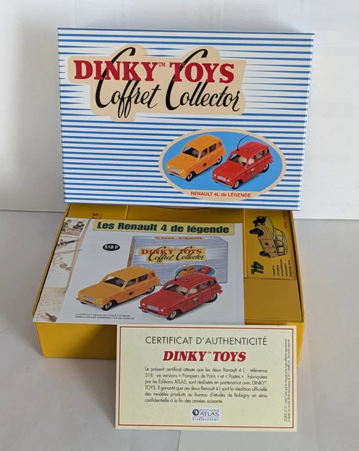 DT13 Voiture réédition DINKY TOYS atlas : 518 Renault 4L Blue Clair UK - Jumajo