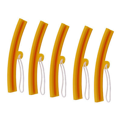 ACHANFLY 5 PCS Protection De Jante de Voiture Demonte Pneu Voiture Pneu Garde Jante Protecteur de Roue changement pour Montage Des Pneus De Moto Auto Vélo Jaune 
