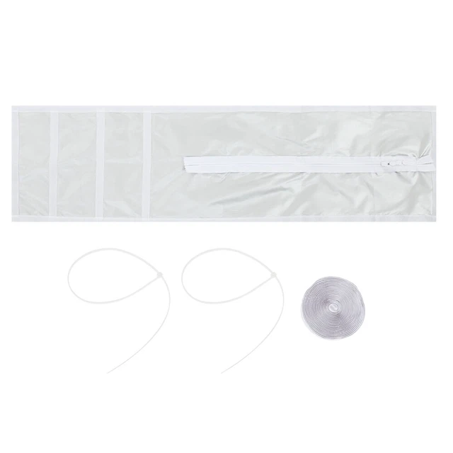 Kuber Industries Set 8 Coprisari In Tessuto Non Tessuto A Pois – Extra Large (43x35x22 Cm) Con Finestra Trasparente, Crema E Bianco