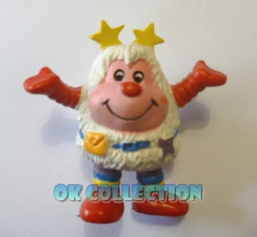 PERSONAGGIO IRIDELLA RAINBOW BRITE vintage anni '80 in PVC alto circa 5 cm (c).