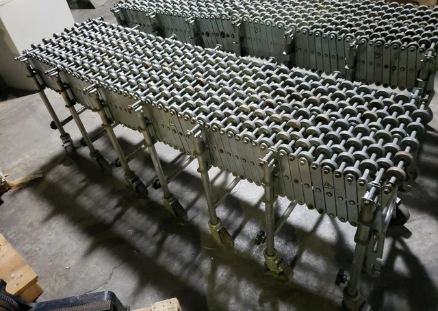 24' L x 18" W Nestaflex 175 Extendable Flex Conveyor: 2 Avail Great Condition!
