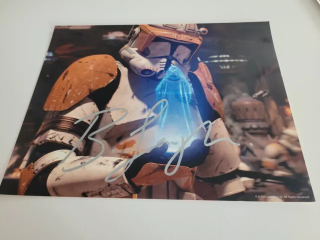 Star Wars Bodie Taylor Signed Photo Certificate Of Authenticity