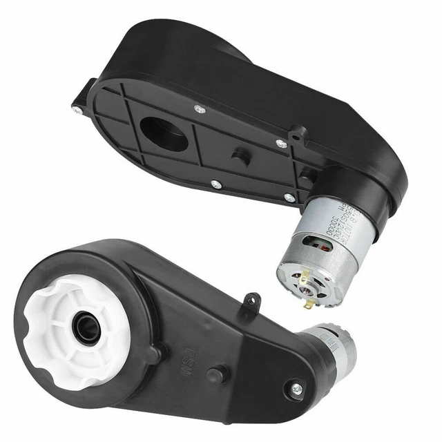 Produktbild von Leiser Elektromotor-Getriebe Für Kinderfahrzeuge – 6V/12V, Bis 20.000 U/min, Ersatzmotor Für Aufsitzautos & Motorräder
