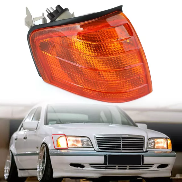 Right Corner Light Turn Signal Lamps For Mercedes Benz C Class W202 1994-2000 Y