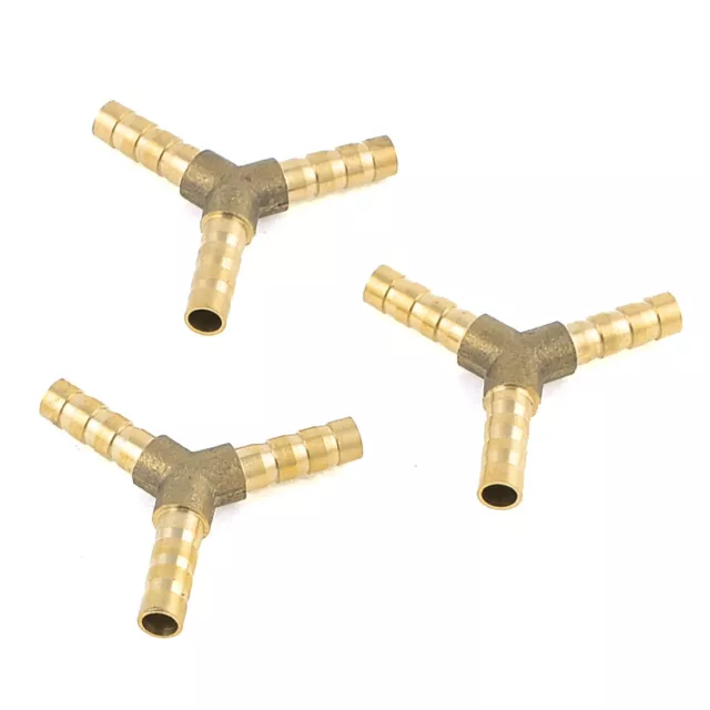 3 Pz ottone forma Y tre modi 6mm raccordo portagomma attacco adattatore