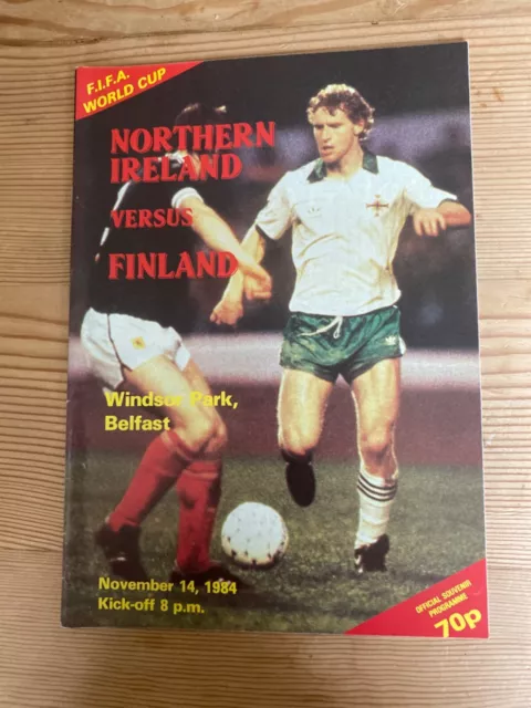 Northern Ireland v Finland World Cup Qualifier 14th November 1984