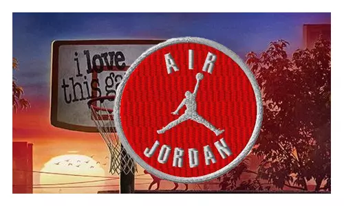 Patch ricamata Air Jordan toppa abbigliamento leggere descrizione