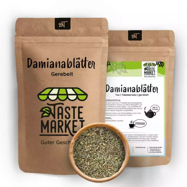 1 kg Damianablätter | Damiana Tee geschnitten | räuchern | Tabakersatz