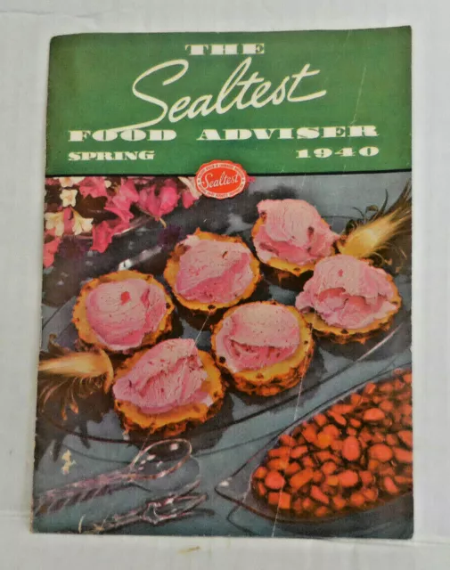 The Sealtest Food Advisor Spring 1940 Pamphlet Book