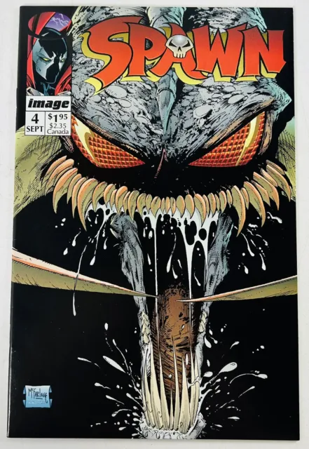 Spawn #4 • 1st cover app of Violator • Coupon Complete • Image Comics • 1992 NM