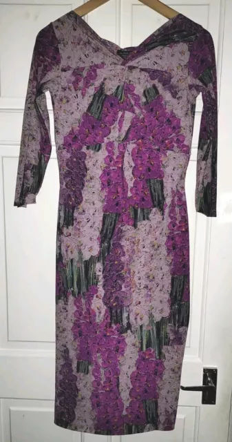 Ladies Designer Chiara Boni La Petite Robe Floral Dress. Size 44 UK 12