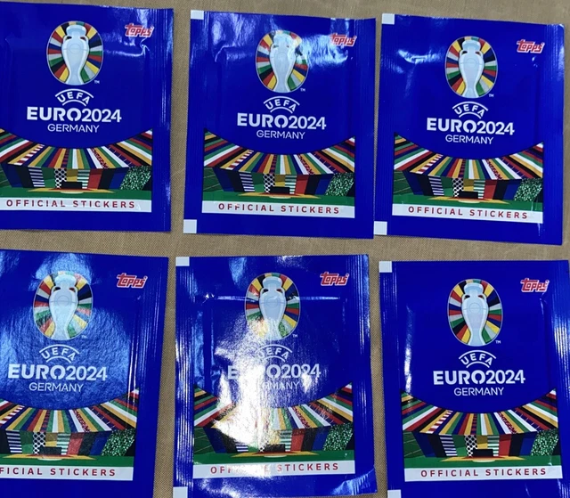 TOPPS UEFA EURO 2024 Germany Official Stickers Collection Euro 2024
