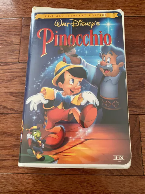 Walt Disney's Pinocchio VHS - 60th Anniversary Edition