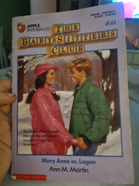 The Babysitters Club #41 Mary Anne vs Logan Ann M. Martin vintage BOOK 1991 USA