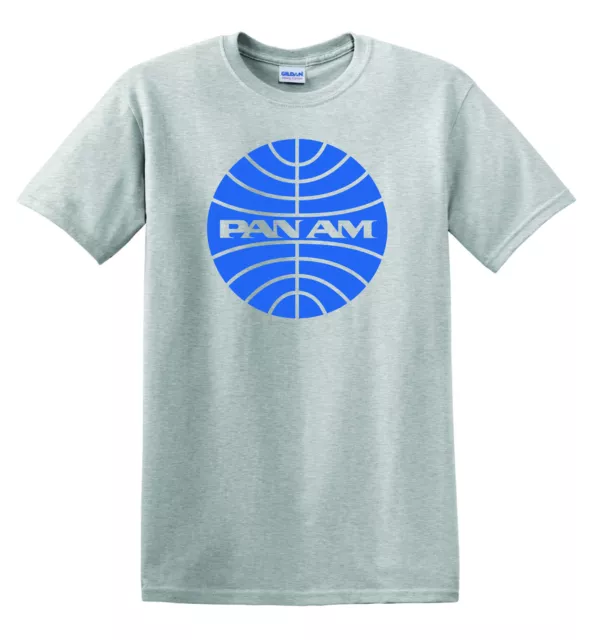 PAN AM Pan American Airways Retro Planes Vintage Airline T-Shirt ALL SIZES