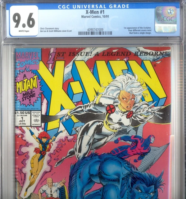 PRIMO:  X-MEN #1 Beast Storm variant Jim LEE 1991 Marvel comics NM+ 9.6 CGC