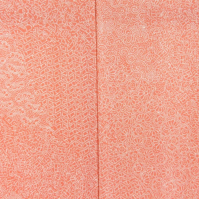 Komon kimono Silk Writer pattern pink 59.8inch Women's 3
