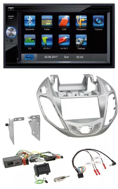 Blaupunkt Lenkrad USB Bluetooth TMC 2DIN Navigation für Ford B-Max 2013-2017 nes