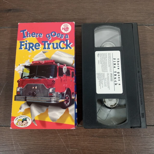 THERE GOES A Fire Truck (VHS, 1994) No Toy $8.99 - PicClick
